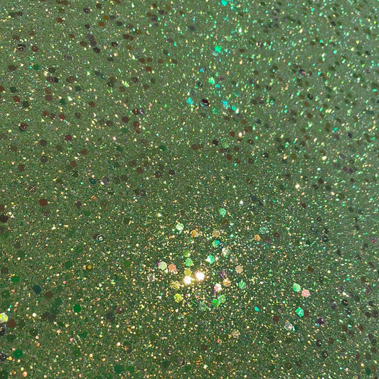 16 chunky glitter green sorbet