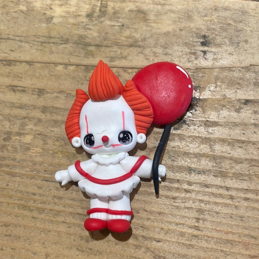 118 clay Halloween clown