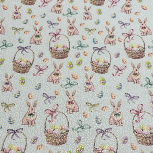 34 Leatherette Easter bunnies
