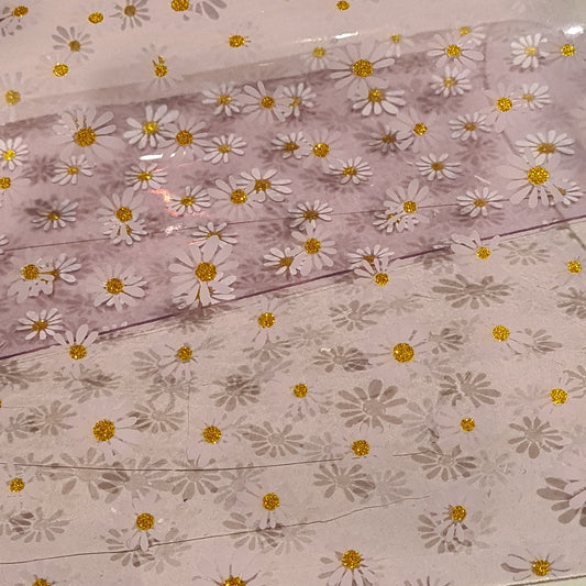 25 Transparent lilac daisy