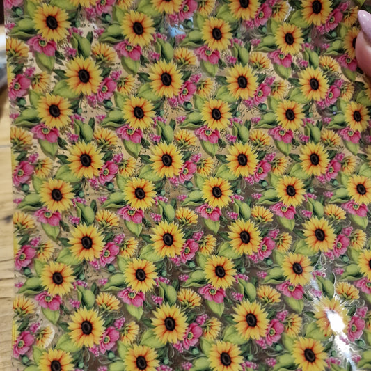 8 Transparent/Jelly sunflower