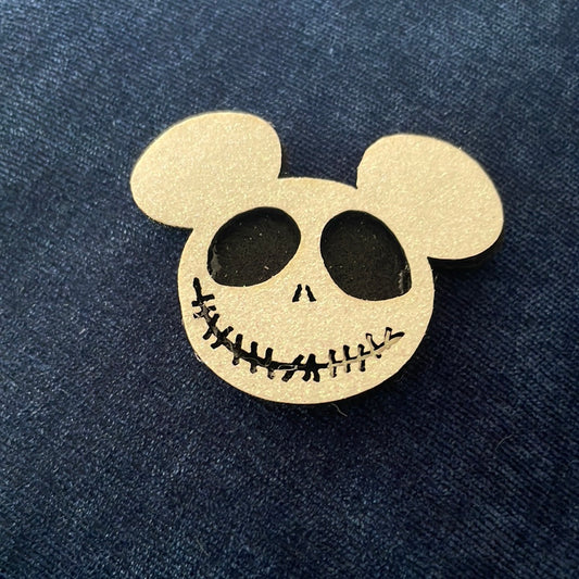 197 Embellishment Mickey Halloween jack skull