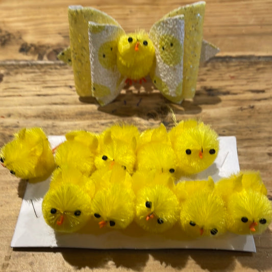 250 embellishment Easter fluffy chicks
