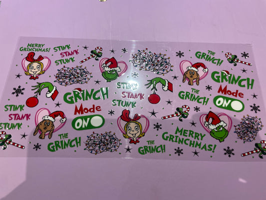 77 UVDTF WRAPS grinch