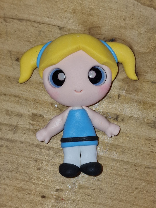 62 clay Powerpuff girl blue dress