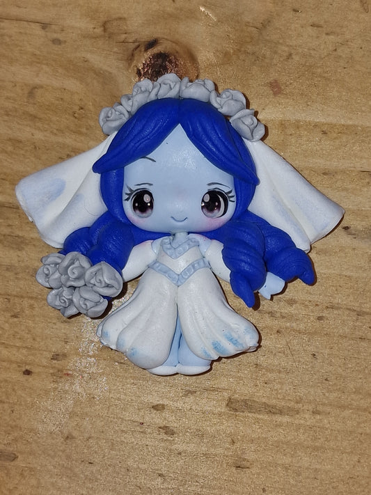 114 clay Halloween Bride