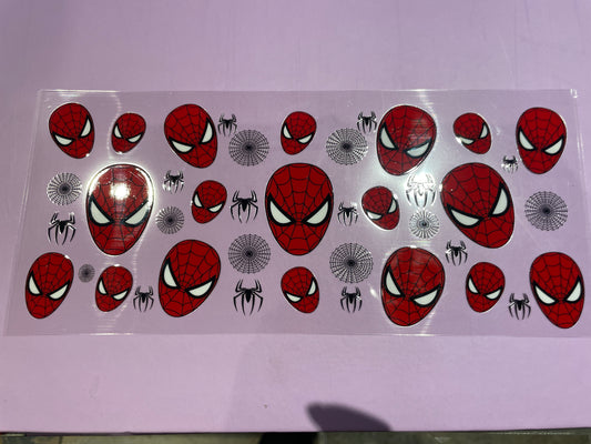 84 UVDTF WRAP SPIDER MAN