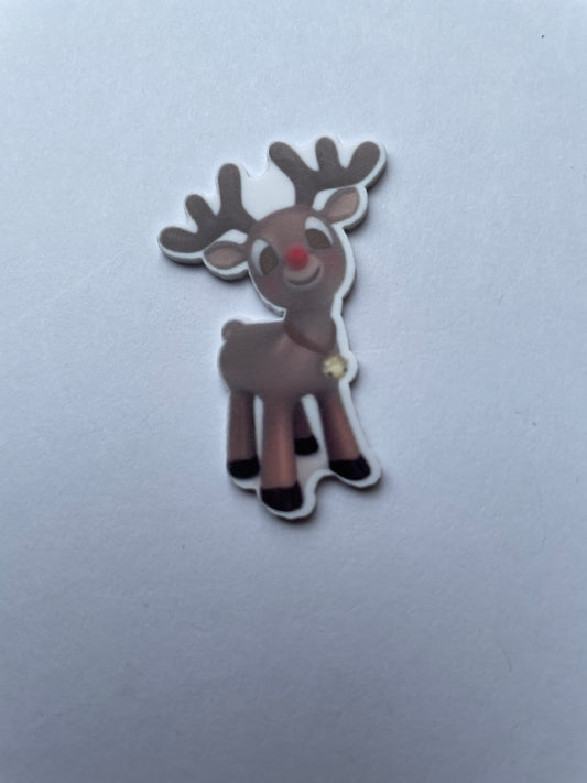 282 embellishment cute reindeer