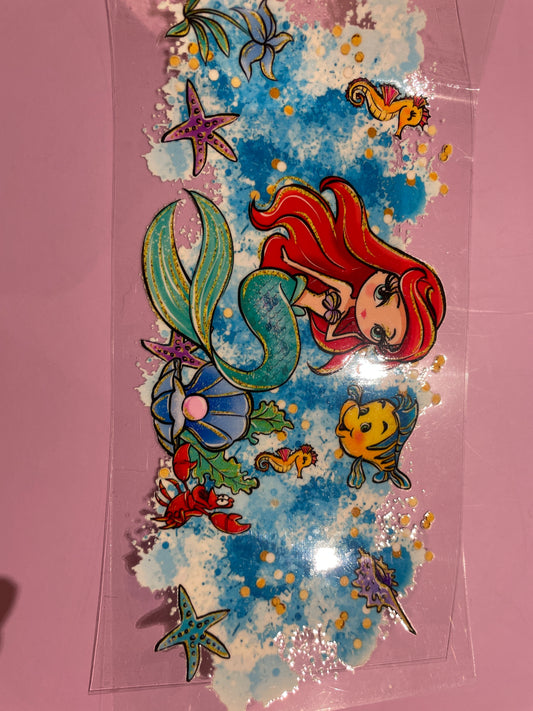 19 UVDTF WRAPS little mermaid