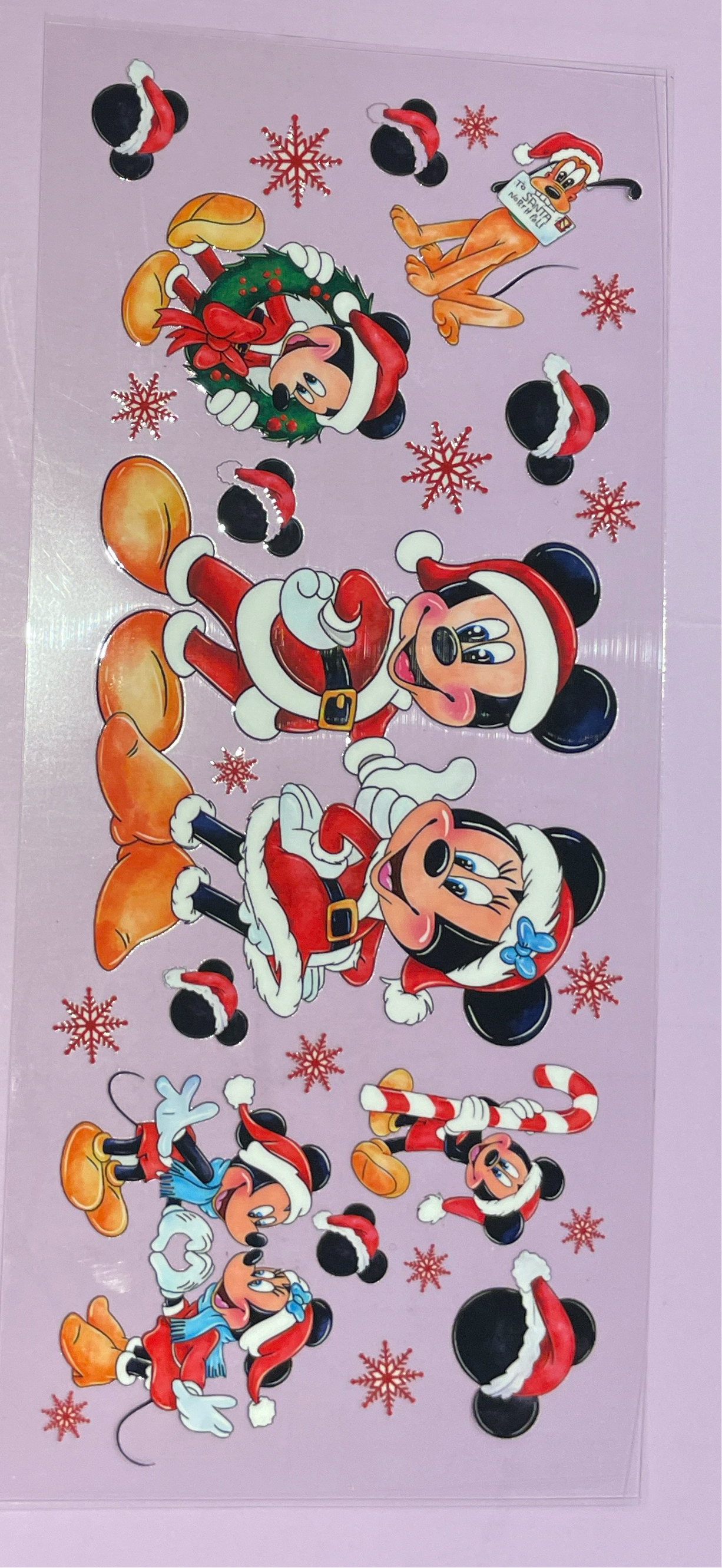 13 UVDTF wrap - Pluto mickey minnie