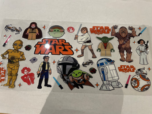 151 UVDTF WRAPS Star Wars