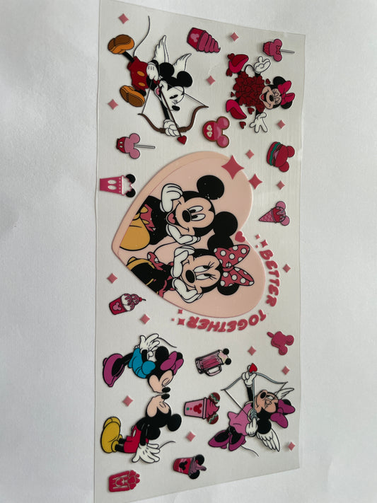 87 UVDTF wrap - mickey minnie