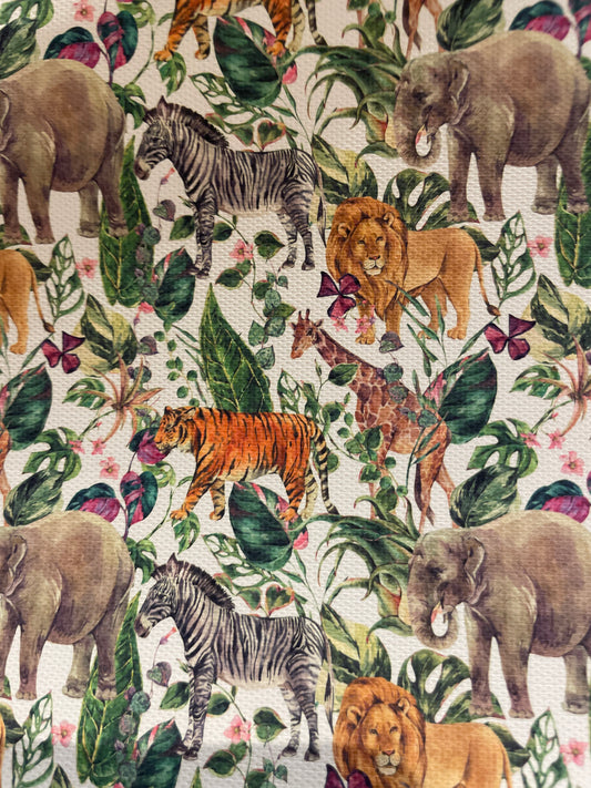 32 clearance canvas zoo animals