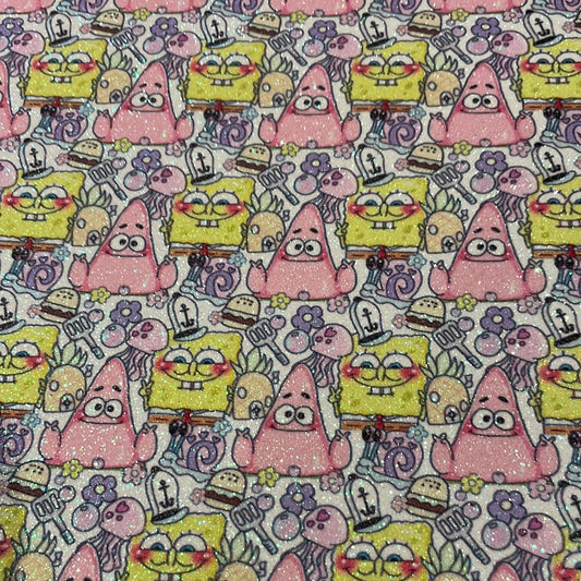 118 character sponge Bob fine glitter