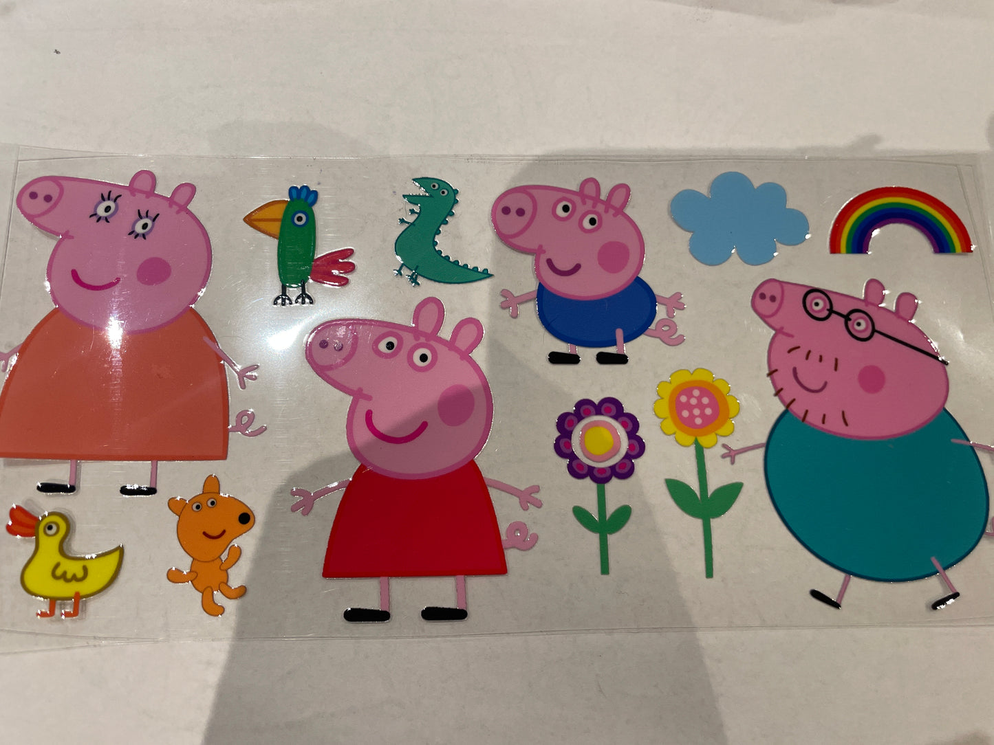 139 UVDTF WRAPS peppa pig