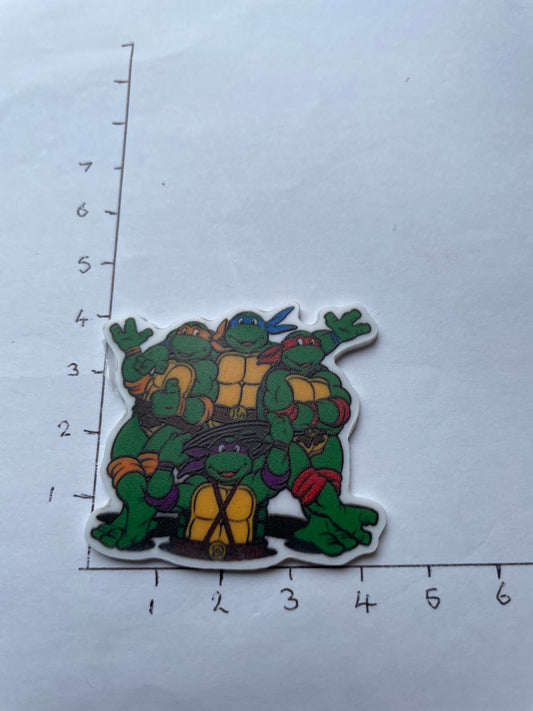 107 embellishment ninja turtles