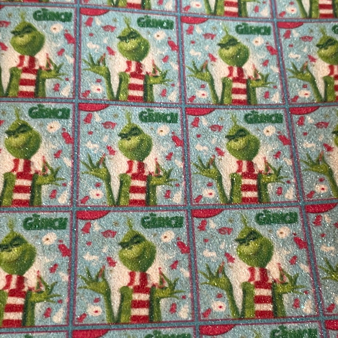 206 character Christmas grinch fine glitter