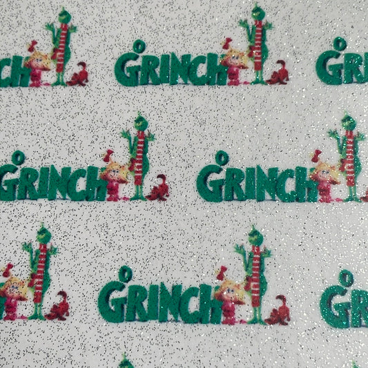 222 character Christmas grinch jelly glitter