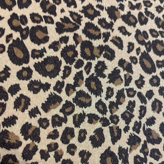 41 Fine glitter leopard prints