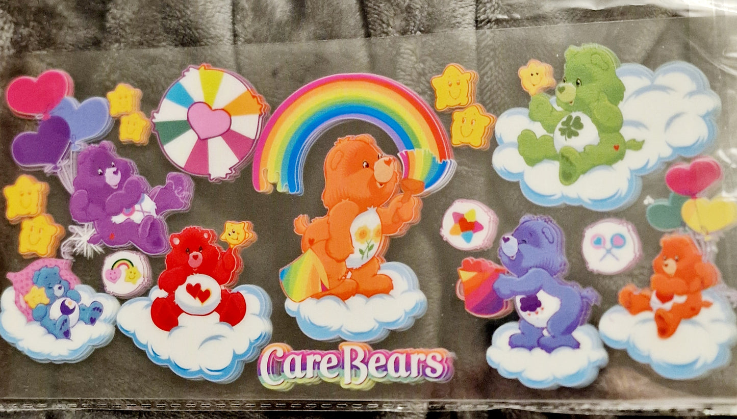 59 UVDTF wrap - Care Bear