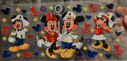 67 UVDTF wrap - mickey minnie sailors