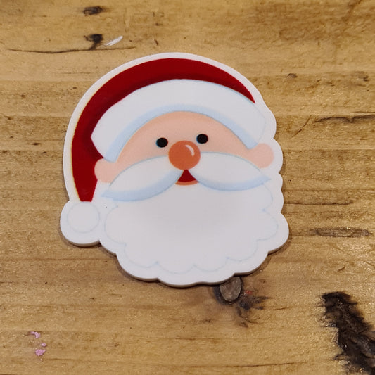 24 Embellishment santa face