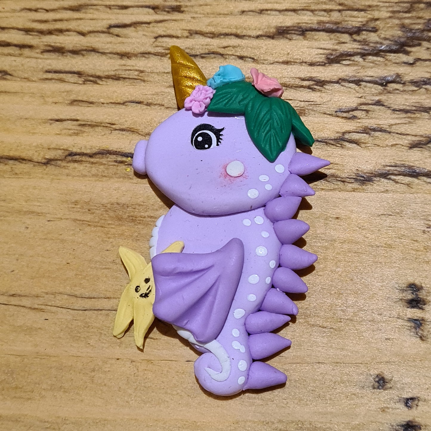 7 clay seahorse