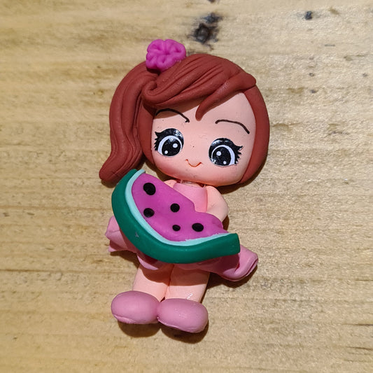 50 clay watermelon girl