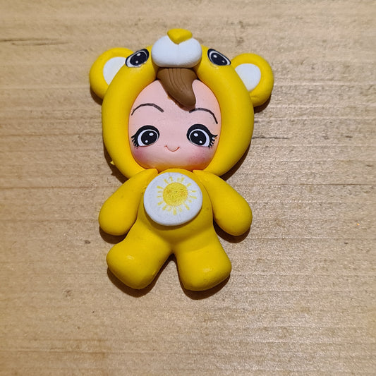 39  clay yellow care bear