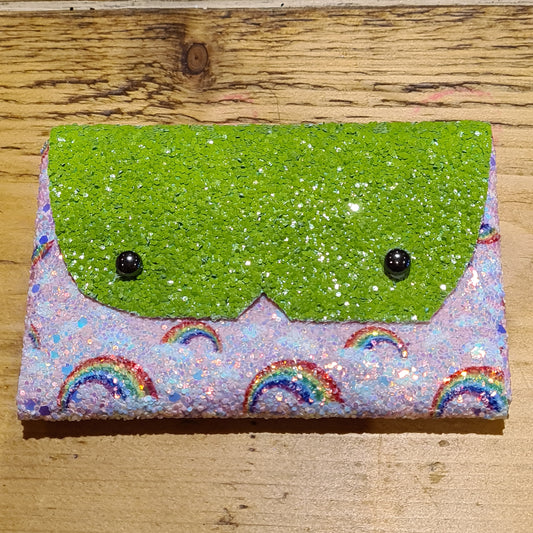 9 Purse rainbow and green