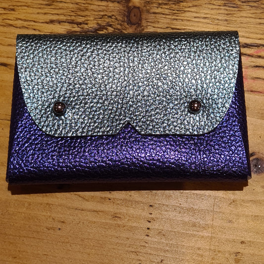 15 Purse metalic blues