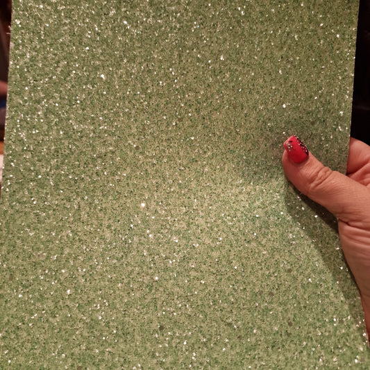 33 Chunky glitter grass green