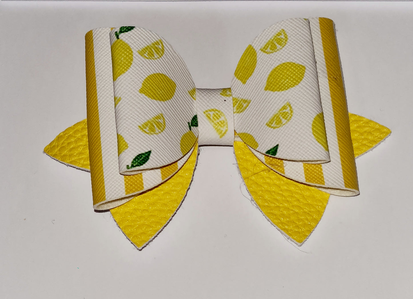 3 - Bow on clip Lemon