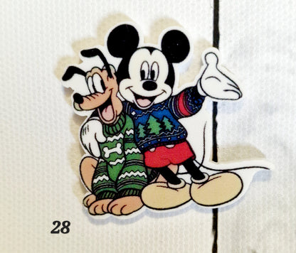 293 embellishment christmas mickey pluto