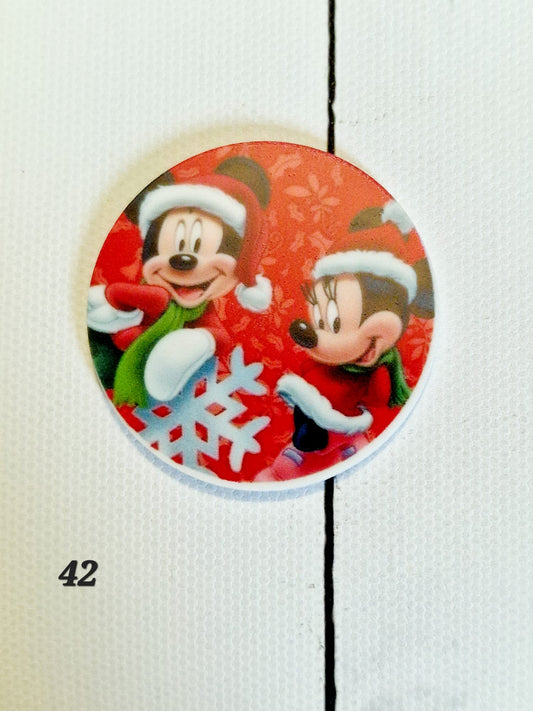 291embellishment Christmas Mickey and mini