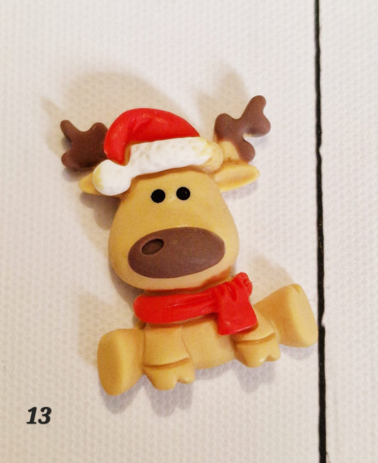 266 embellishment Christmas reindeer