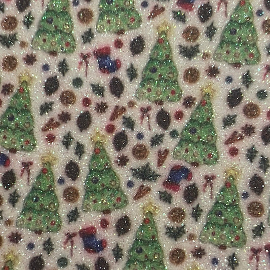 42 Christmas tree fine glitter