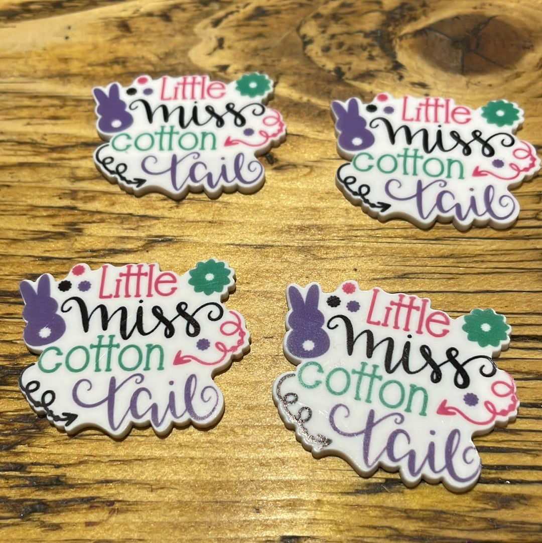 207 embellishment  Little miss cotton tail